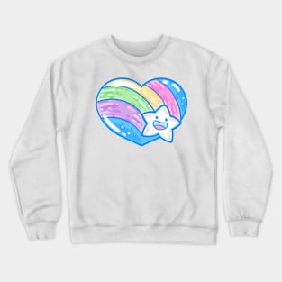 Kawaii Rainbow Shooting Star Crewneck Sweatshirt